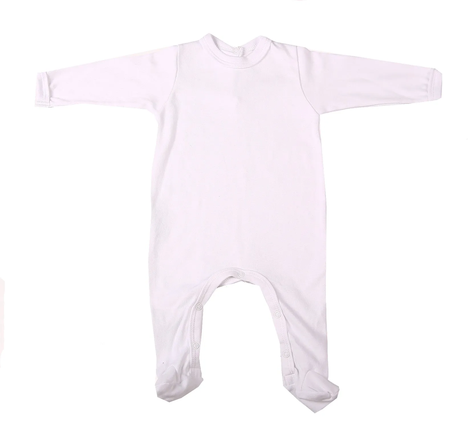 2-Pack Back-Fastening Blank Babygros Made From 100% Cotton