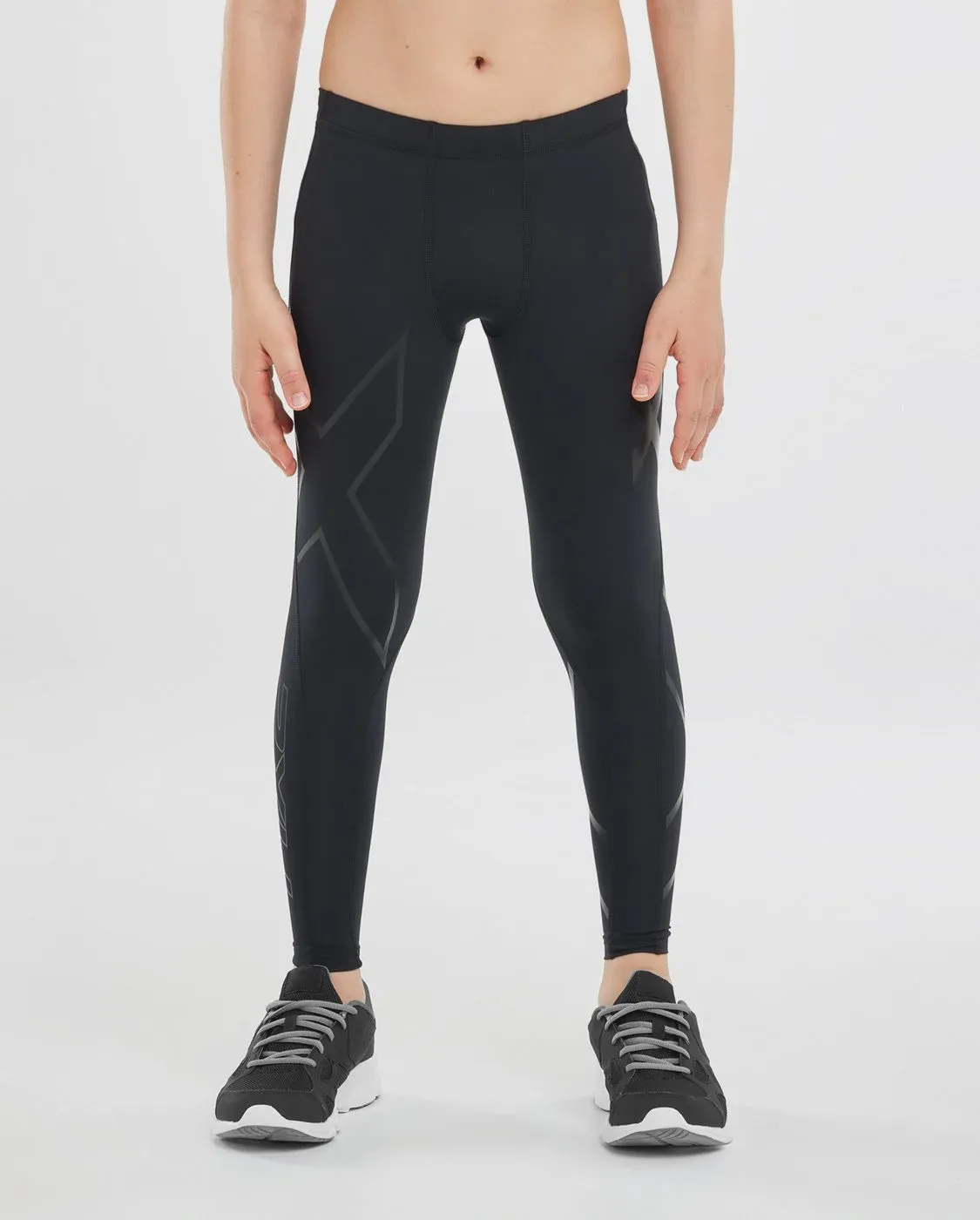 2XU Boys Core Compression Tights - Black/Nero