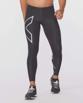 2XU Mens Core Compression Tights - Black/Silver