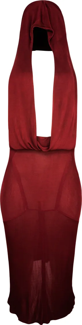 Alaïa 1986 Hooded Backless Dress