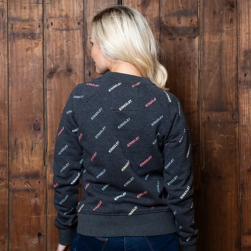 All Over Kingsley Pullover Sweat Gravel