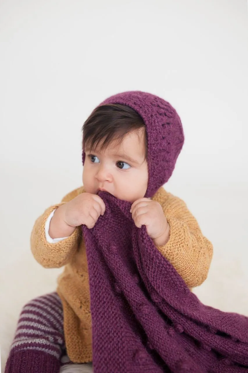 Alpaca Lace Bonnet - Plant Dyed