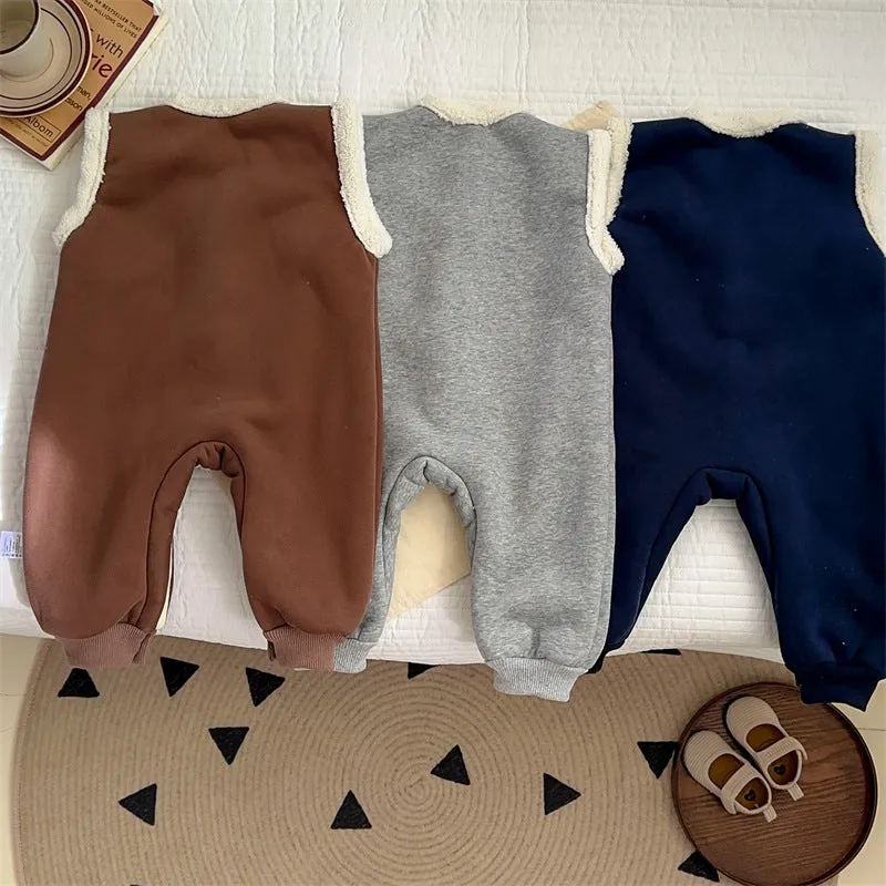 Baby Kid Boys Solid Color Jumpsuits Wholesale 231130266