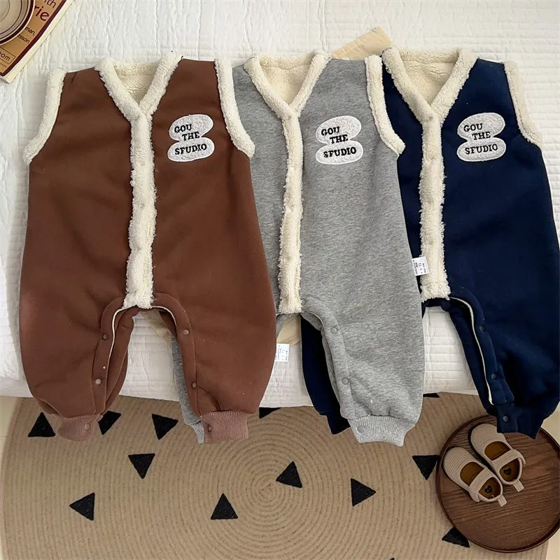 Baby Kid Boys Solid Color Jumpsuits Wholesale 231130266