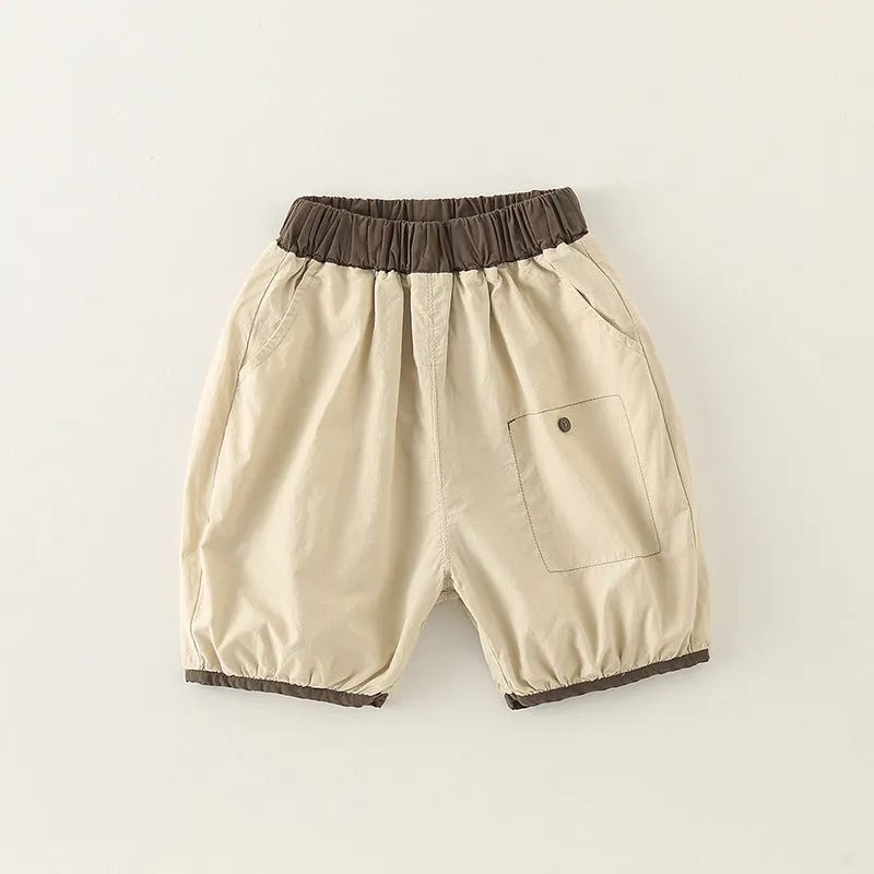 Baby Kid Boys Solid Color Shorts Wholesale 240409286