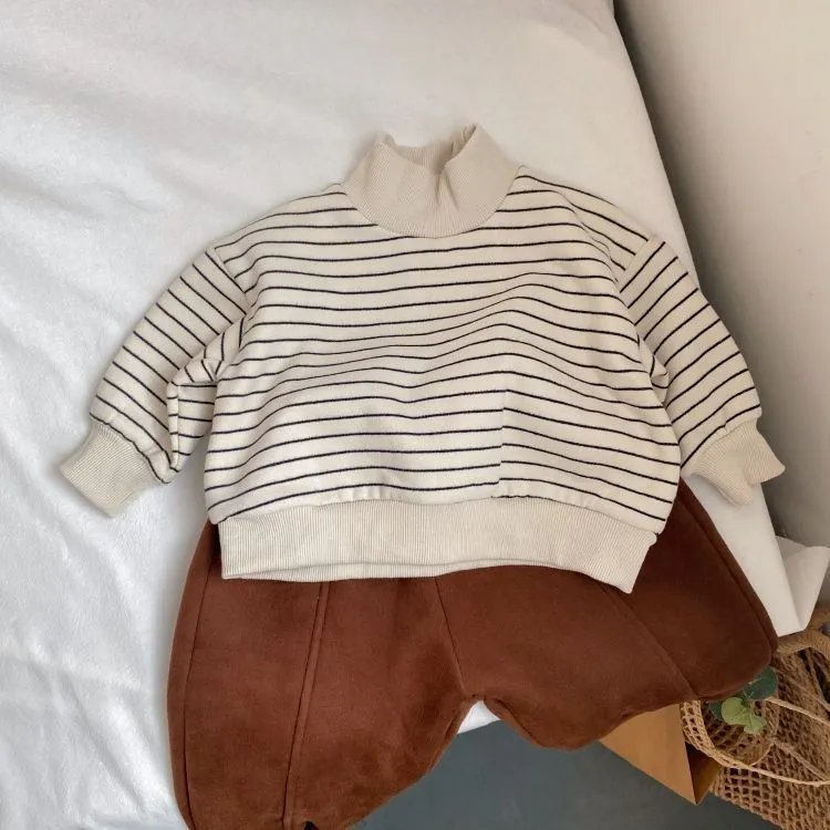 Baby Kid Girls Boys Striped Tops Wholesale 23113010