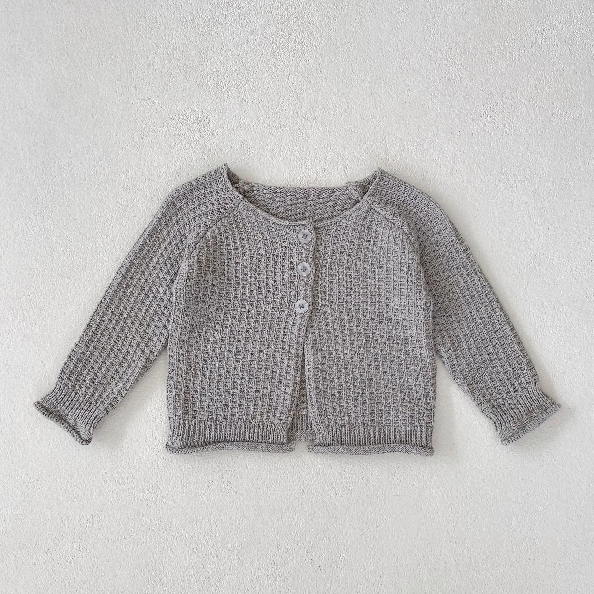 Baby Kid Girls Solid Color Cardigan Wholesale 230828240