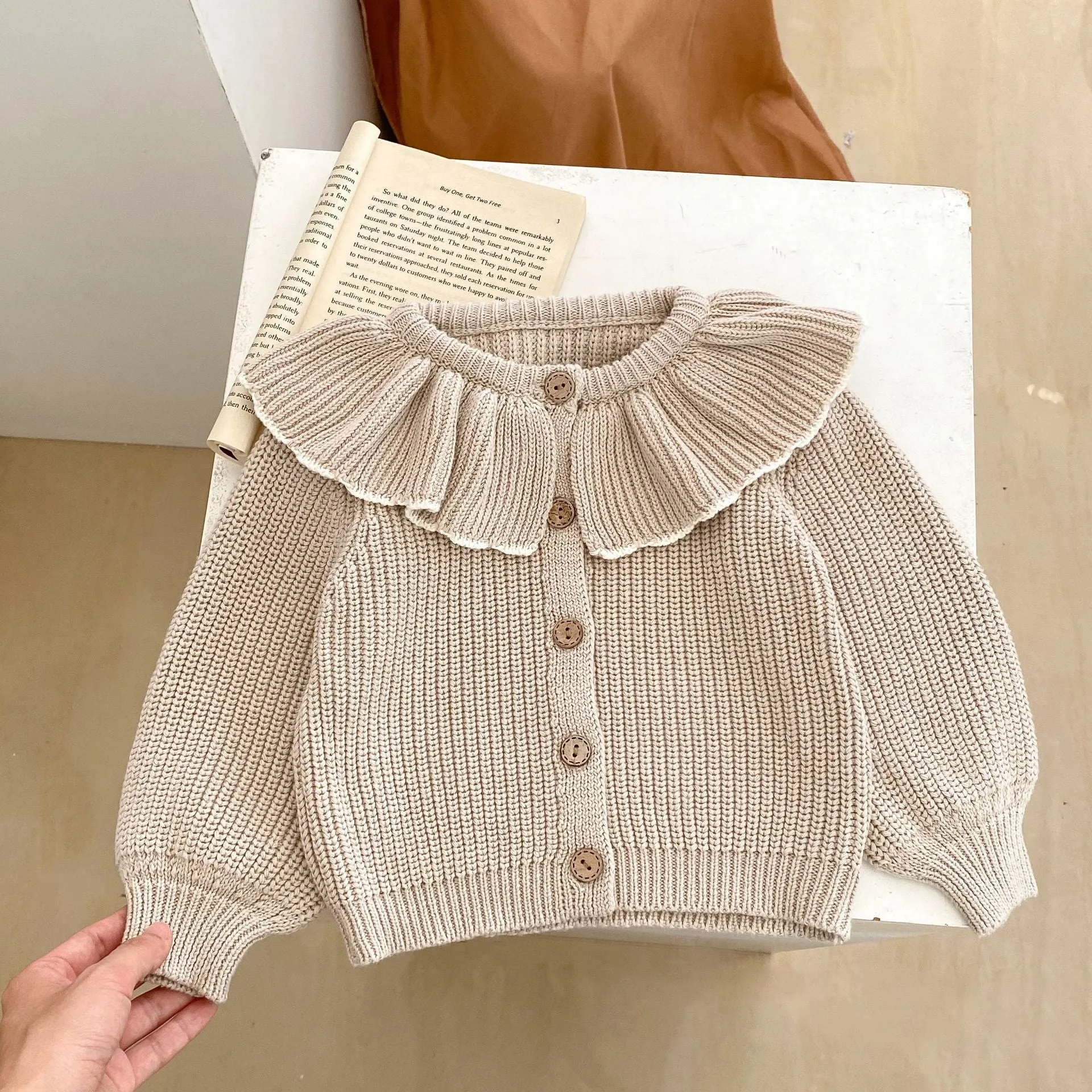 Baby Kid Girls Solid Color Cardigan Wholesale 230828261