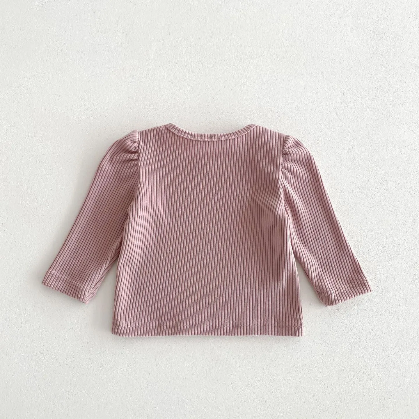 Baby Kid Girls Solid Color Tops Wholesale 240111106