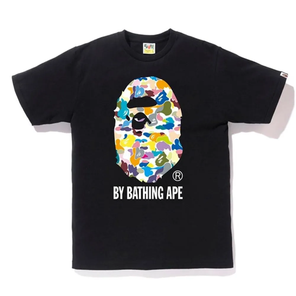 BAPE MULTI CAMO BY BATHING TEE BLACK