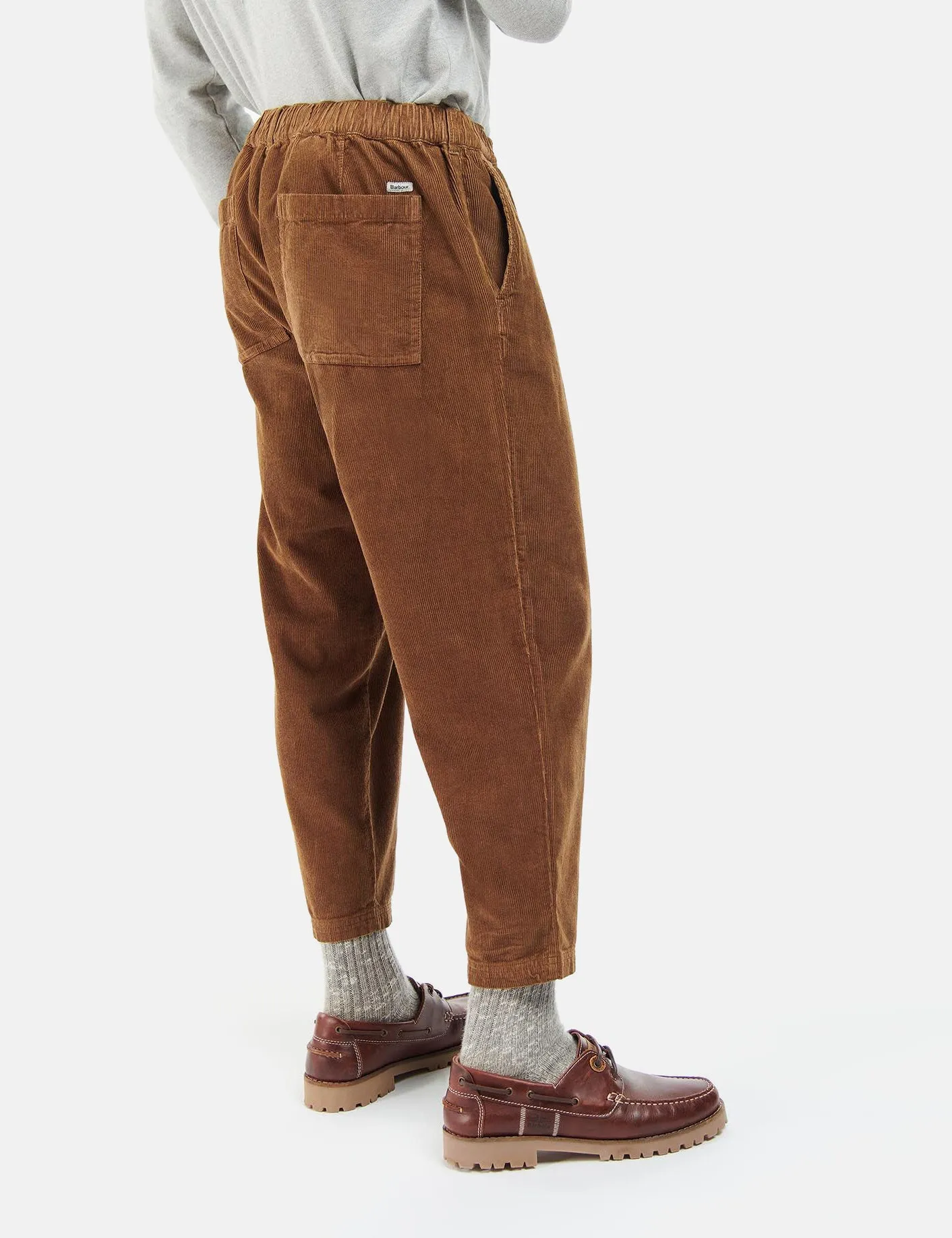 Barbour Highgate Trouser (Cord/Relaxed) - Stone