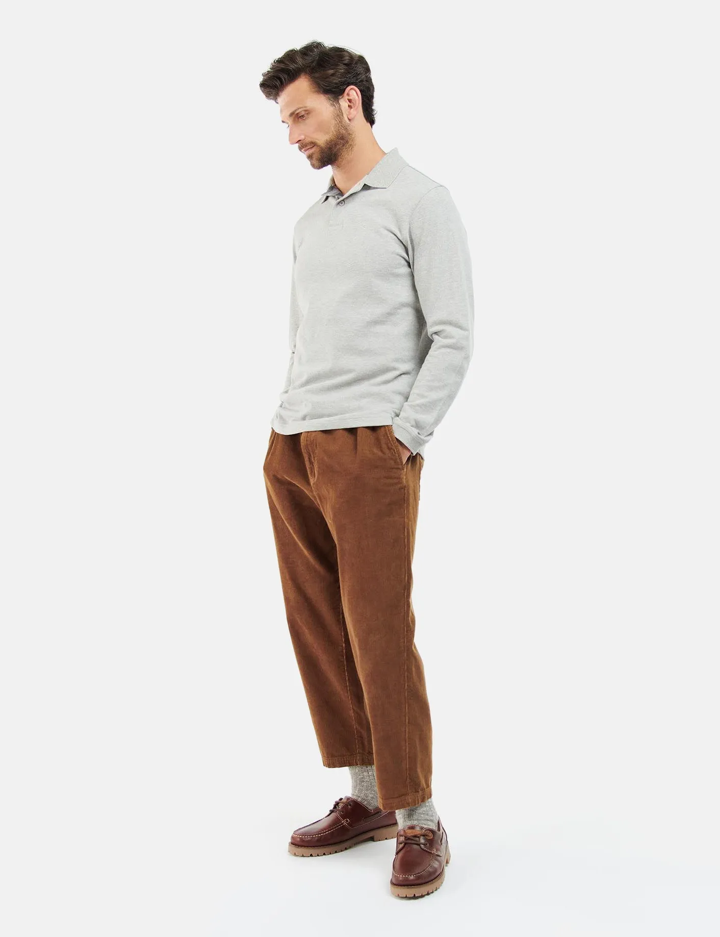 Barbour Highgate Trouser (Cord/Relaxed) - Stone