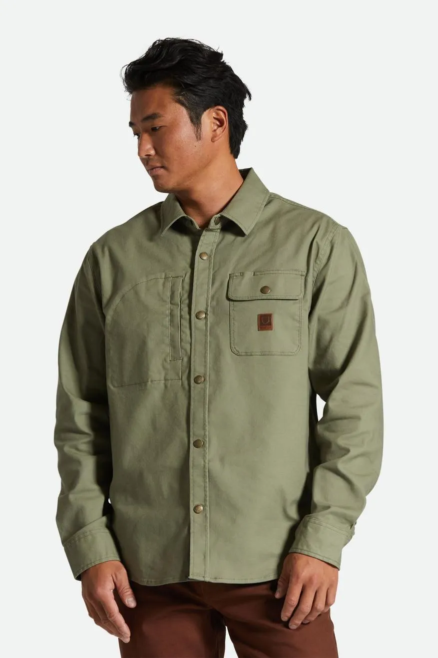 Builders Stretch Overshirt - Olive Surplus