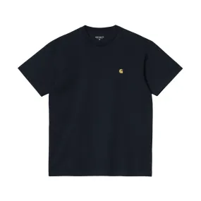 Carhartt WIP Chase Tee Dark Navy/Gold