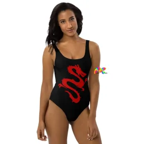 Chinese Dragon One Piece Swimsuit