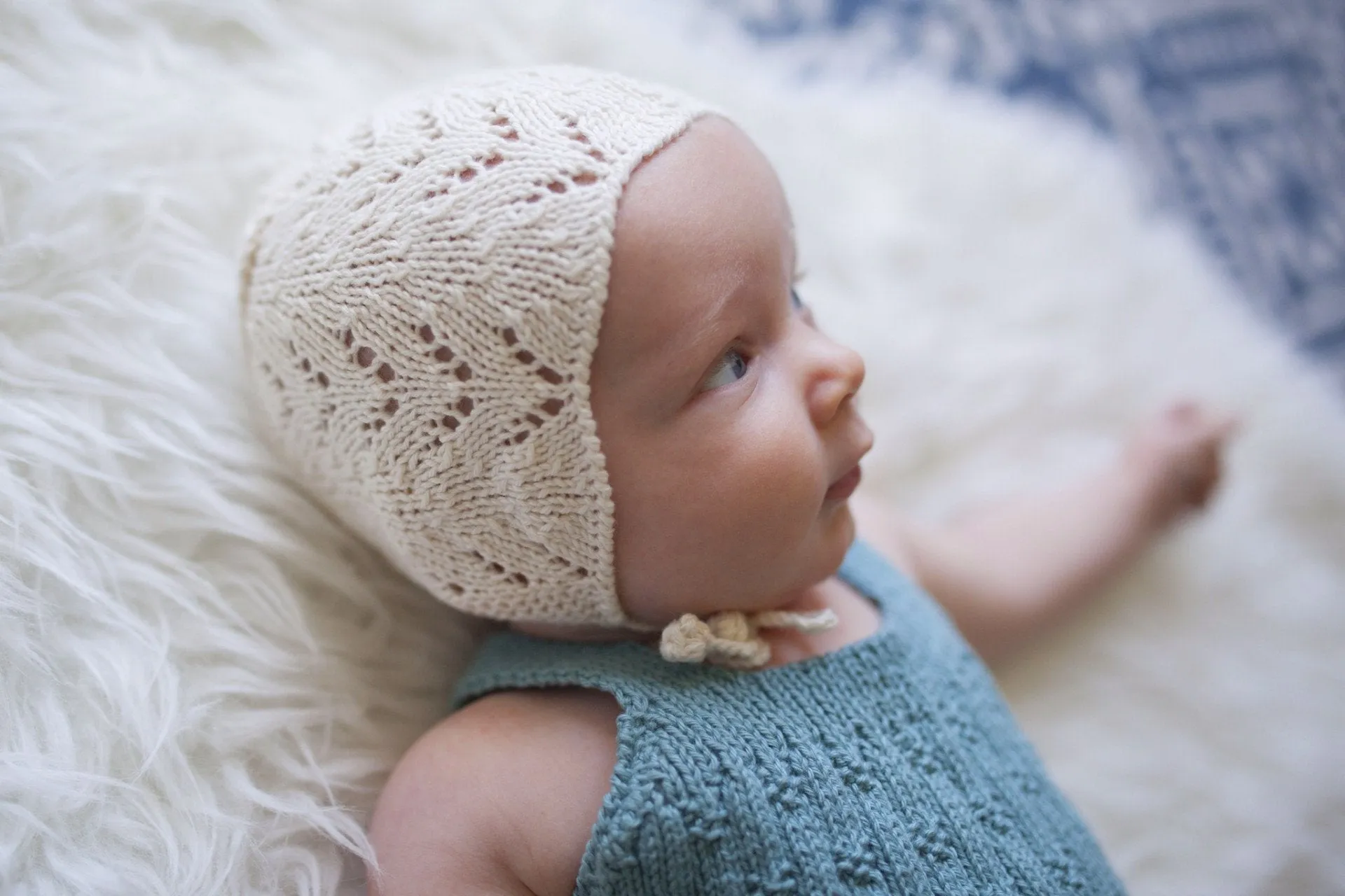 Cotton Lacy Bonnet