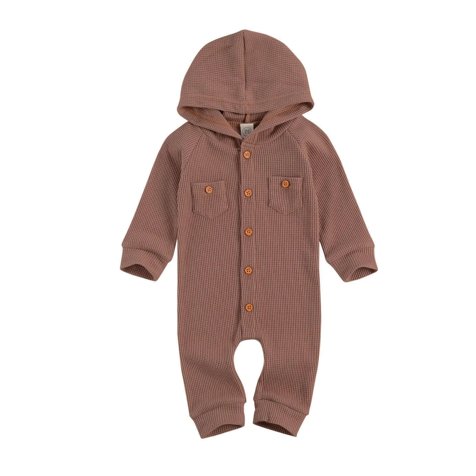 Cozy Hooded Baby Romper