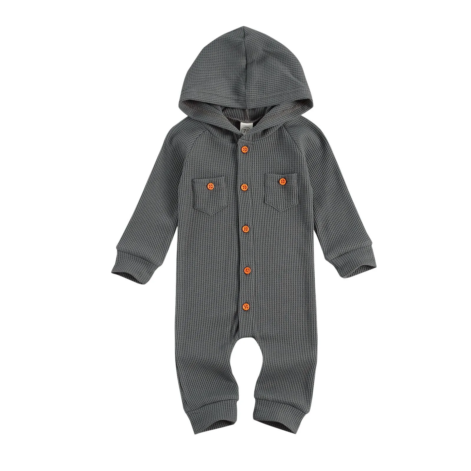 Cozy Hooded Baby Romper