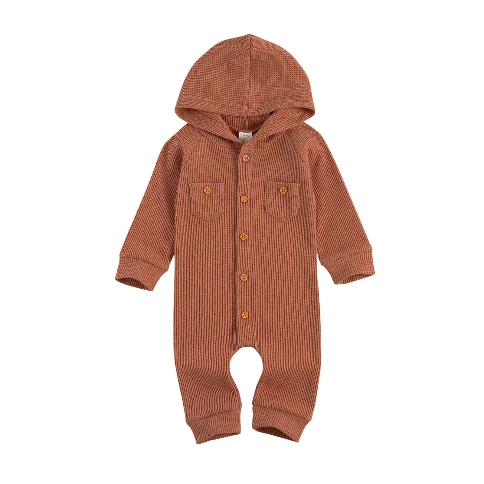 Cozy Hooded Baby Romper