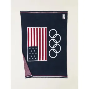 Cozychic Team USA Flag Olympic Ring Throw