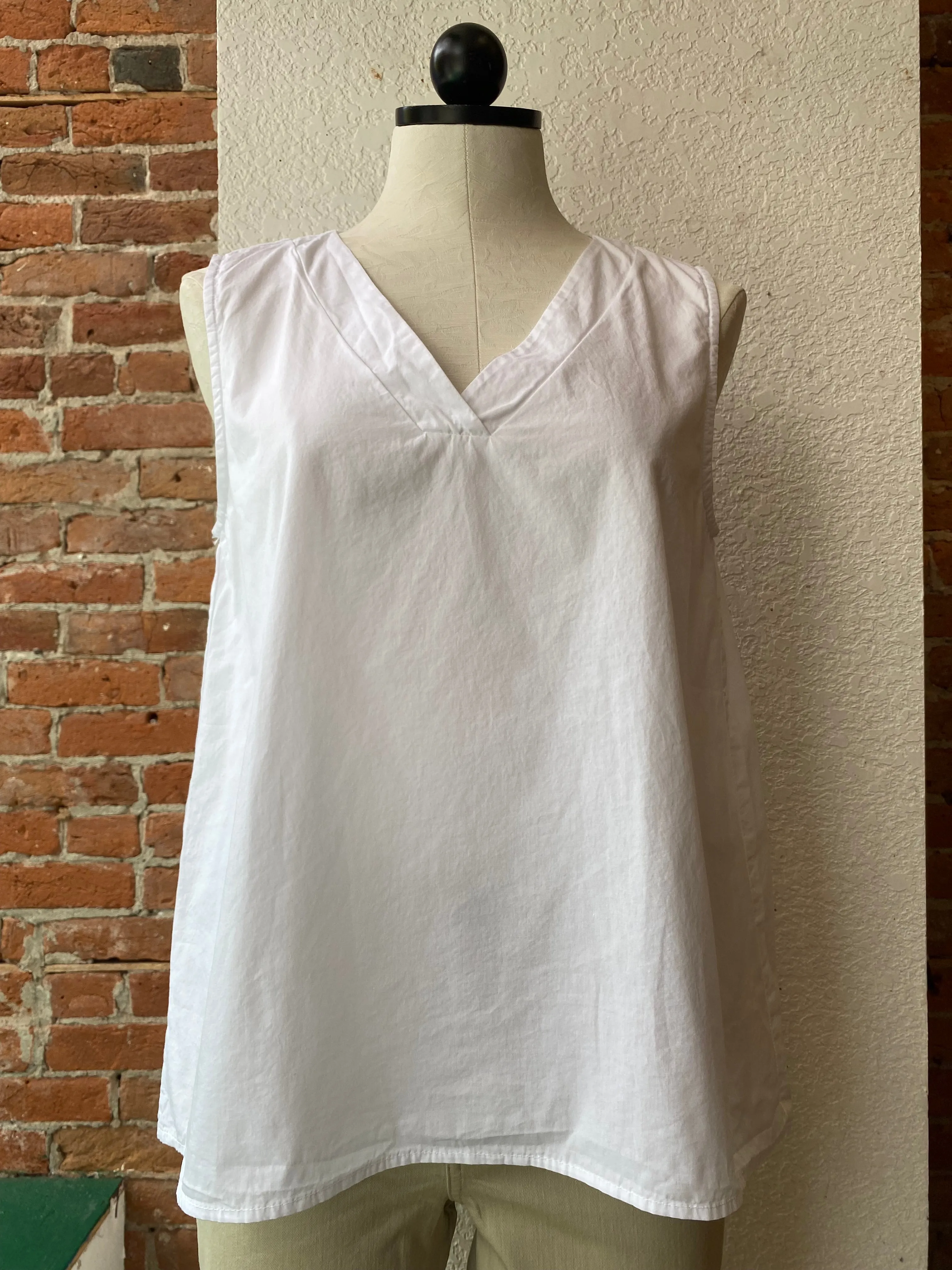 Cut Loose tank, organic cotton SALE Sizes S