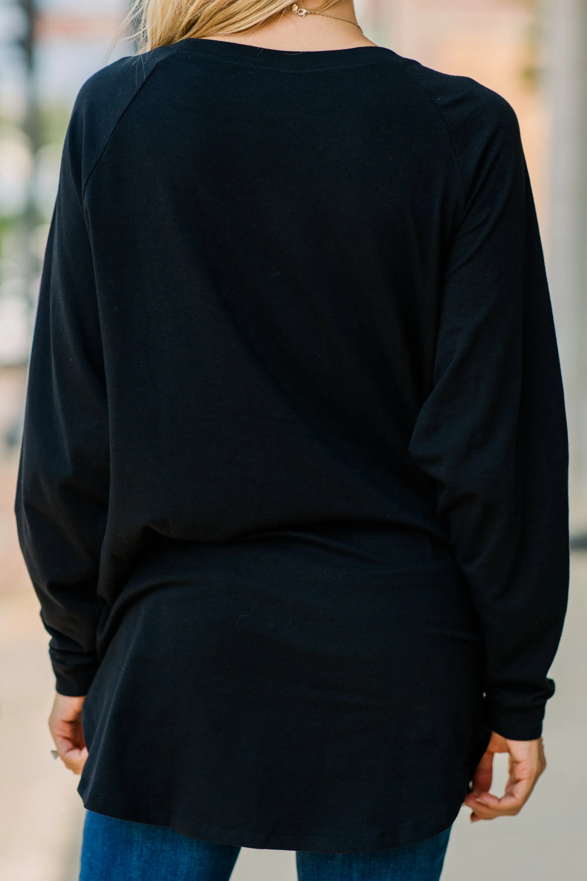 Easy Like Sunday Black Tunic