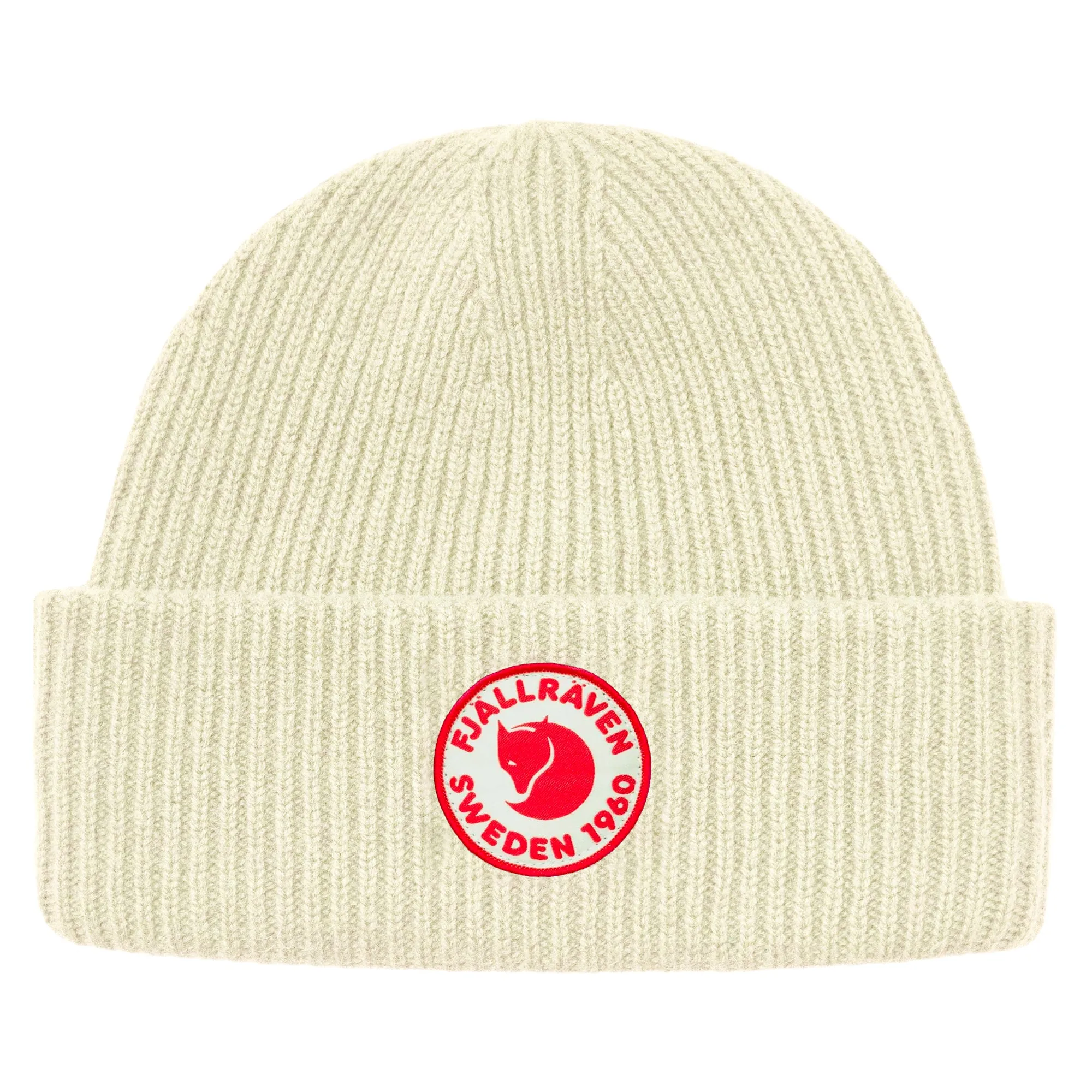 Fjallraven 1960 Logo Beanie - Chalk White