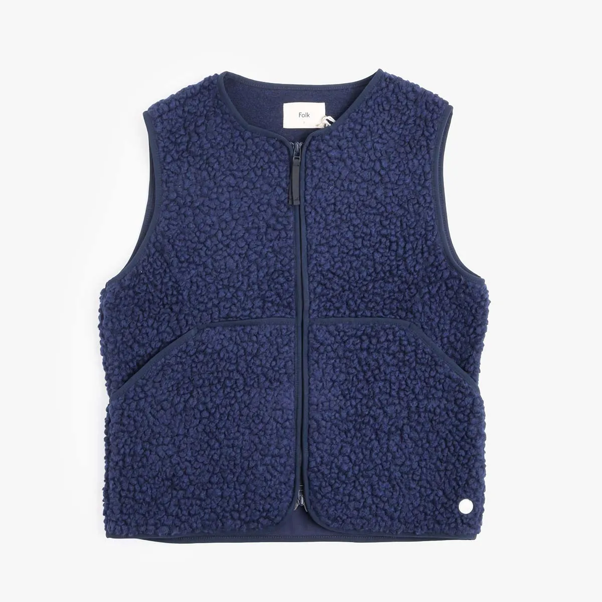 Folk Collarless Puzzle Gilet