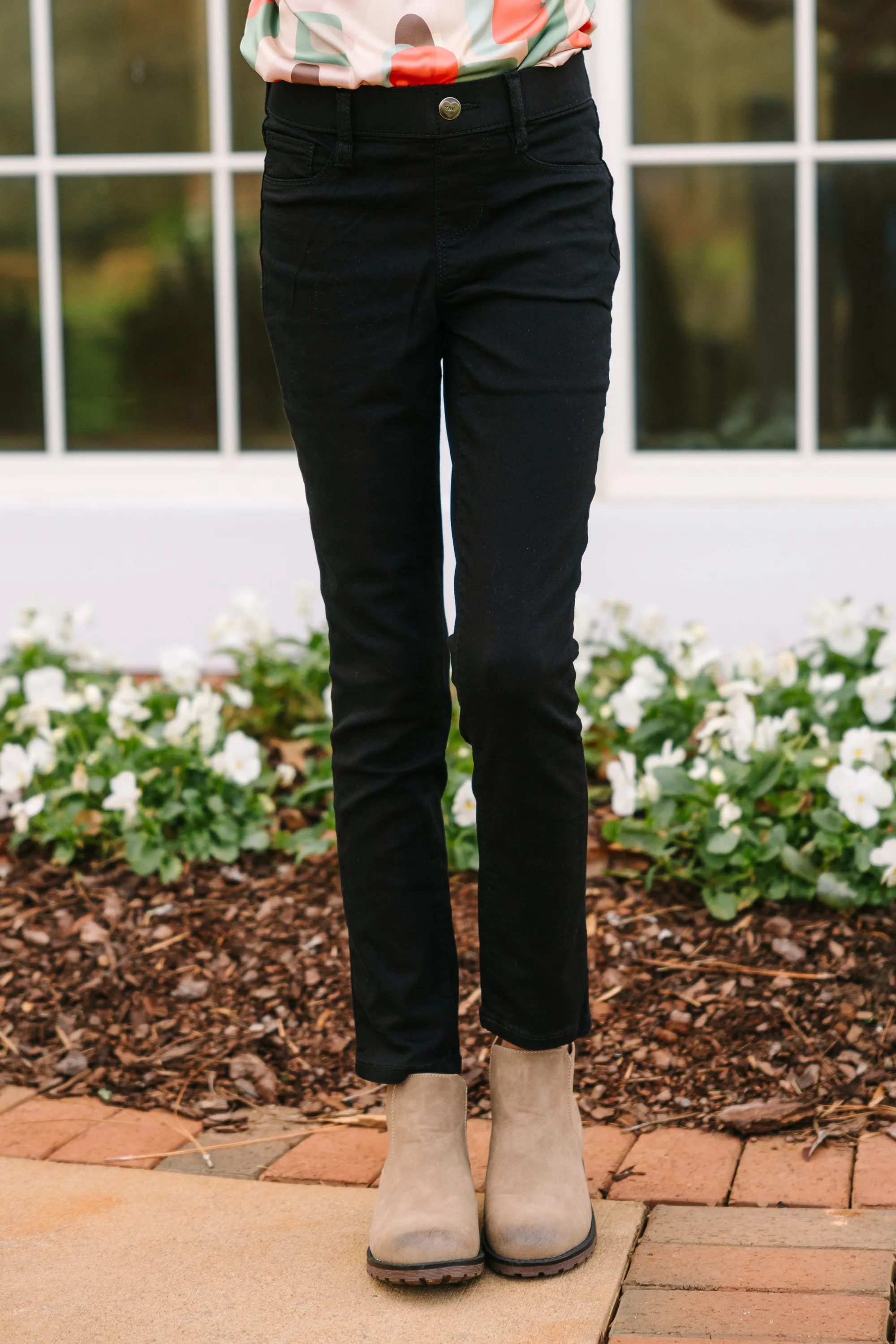 Girls: Go For It Black Skinny Jeans