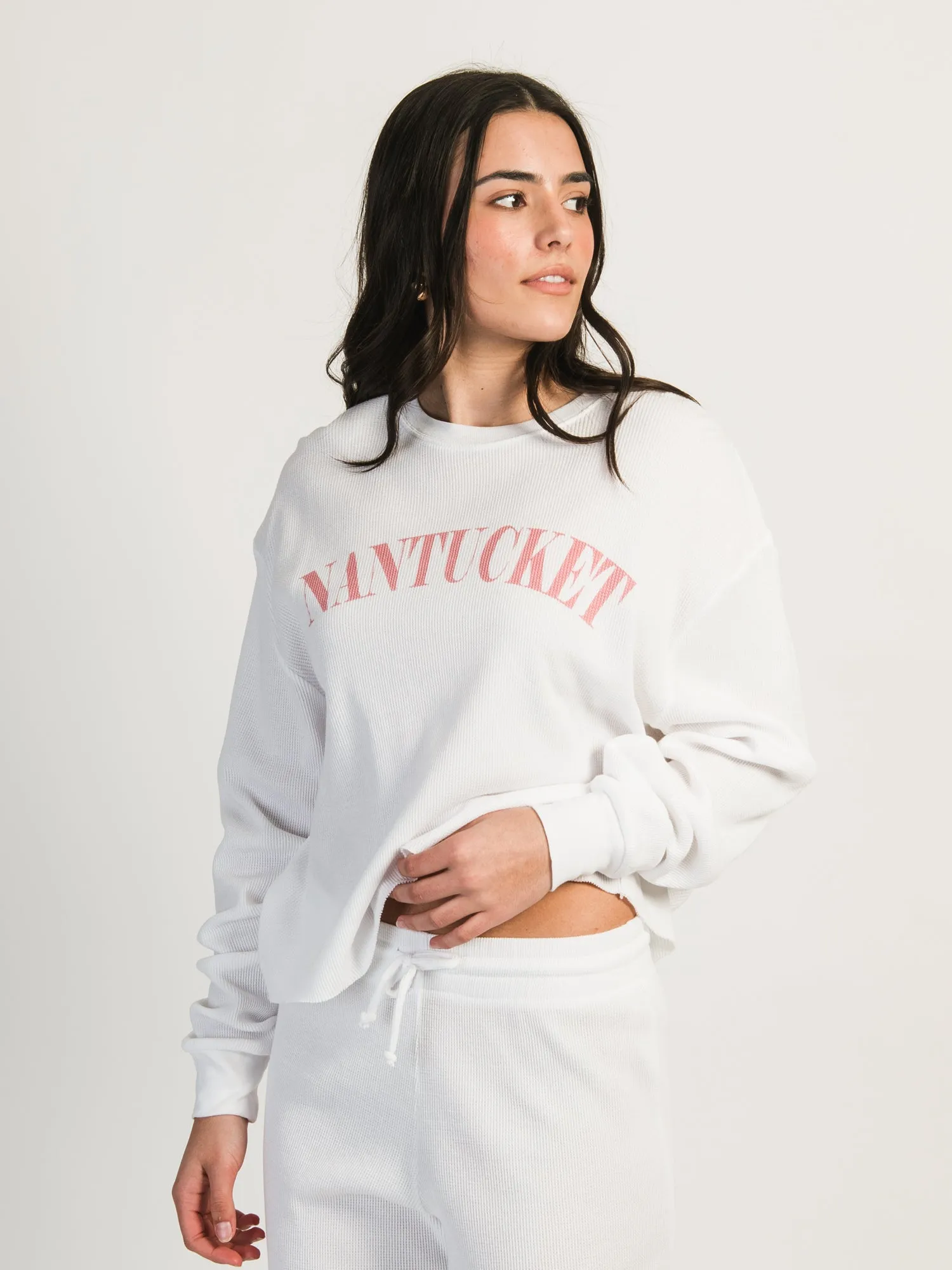 HARLOW WINNIE LONG SLEEVE WAFFLE - NANTUCKET