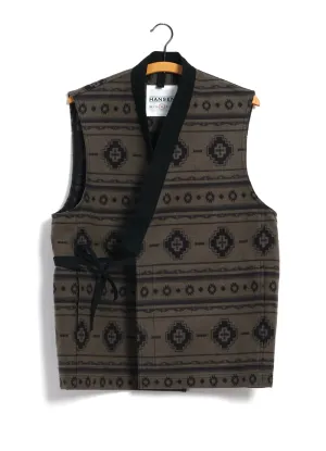 HAUK | Eastern Waistcoat | Inca Black