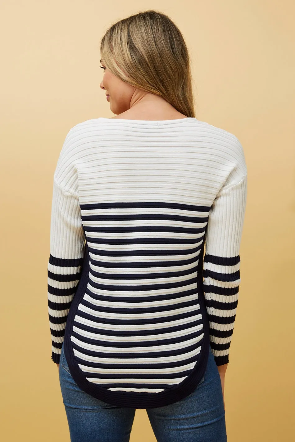 HOPE STRIPE KNIT JUMPER