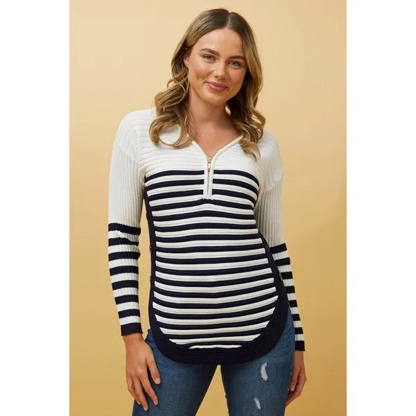 HOPE STRIPE KNIT JUMPER