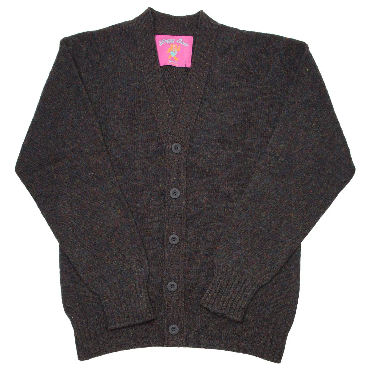 Howlin' - Shaggy Bear Cardigan - Wolf