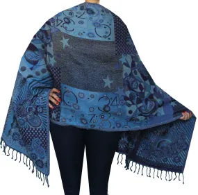 Indian Womens Shawls Paisley Wool Scarf Fashion Gift (78 x 28 inches)