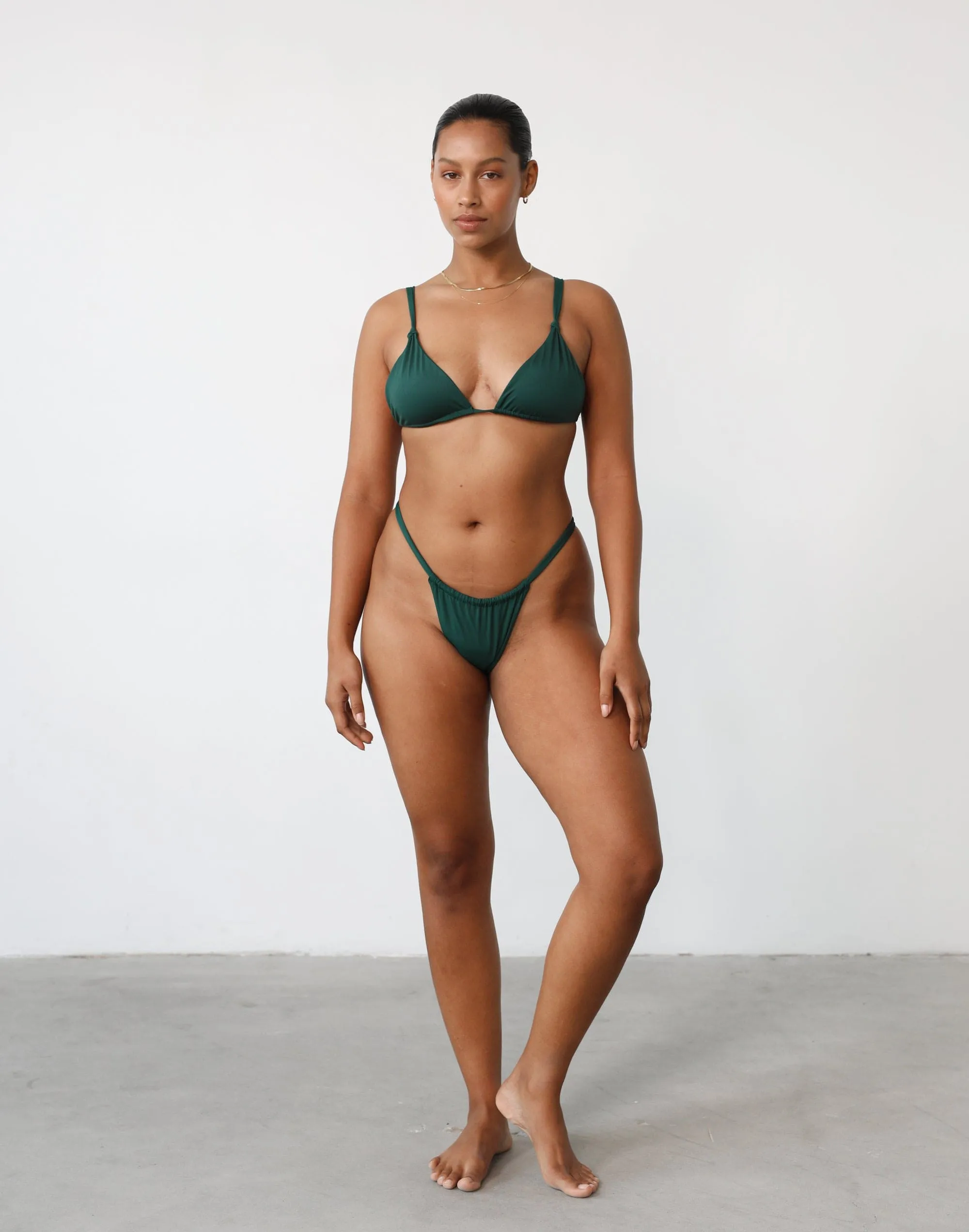 Laguna Triangle Bikini Top (Lake Green)