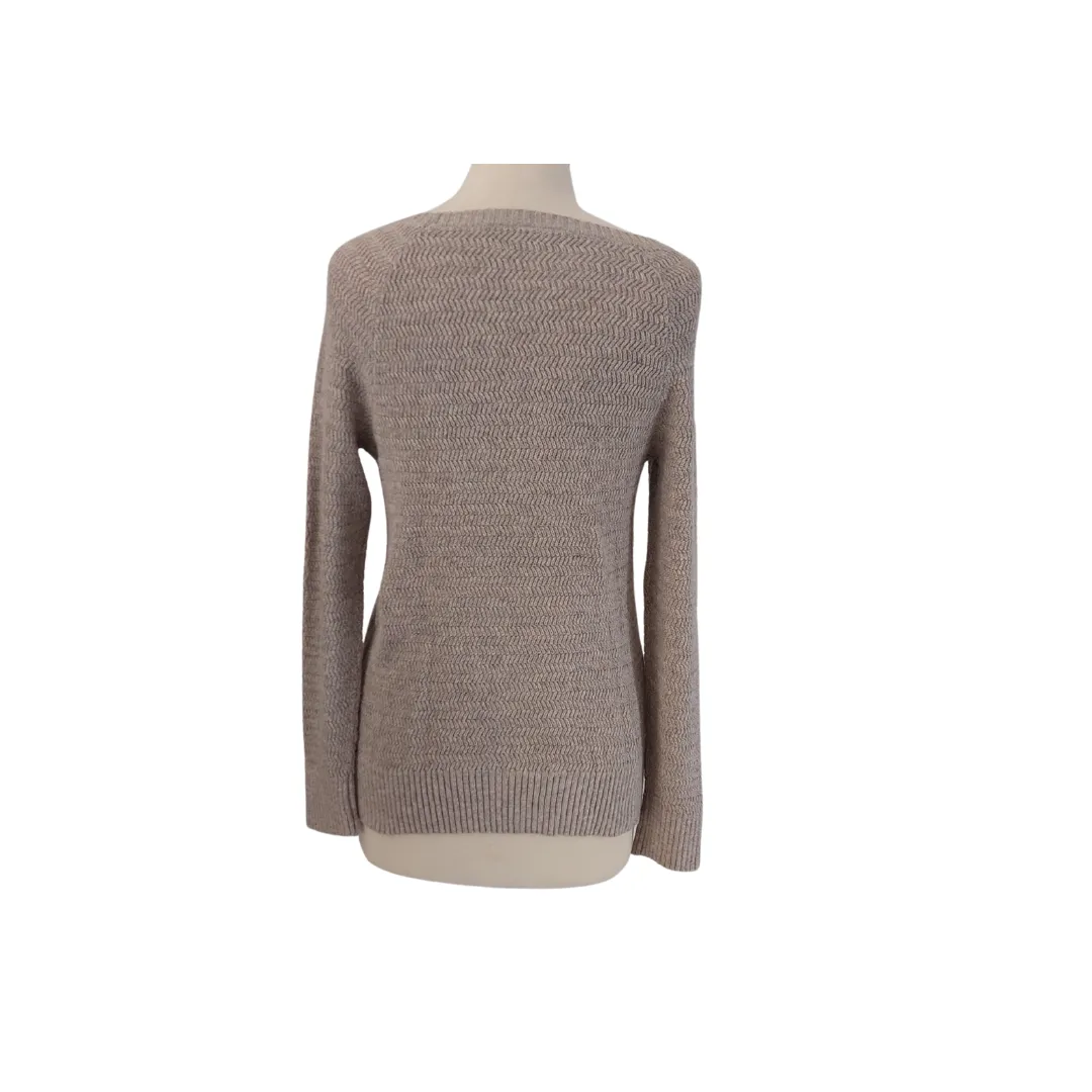 LOFT Light Grey Knit Sweater | Pre Loved |