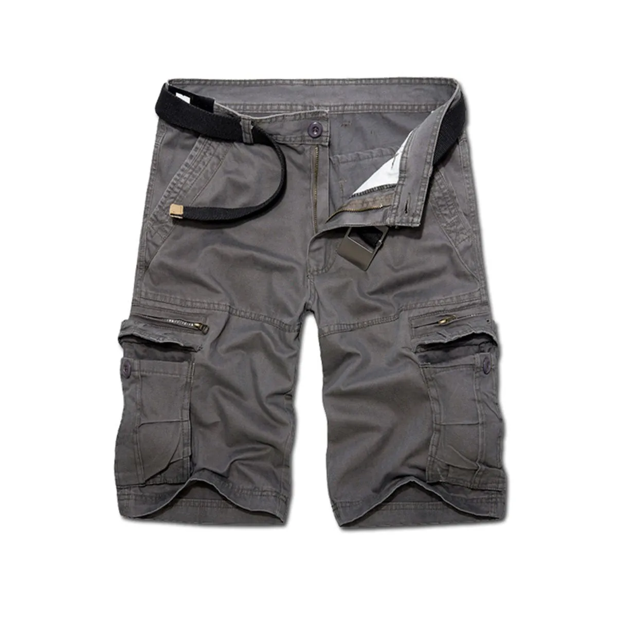 Loose Summer Casual Shorts Grey