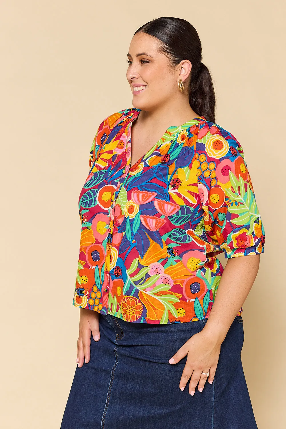 Maeve Shift Top in Amazonia