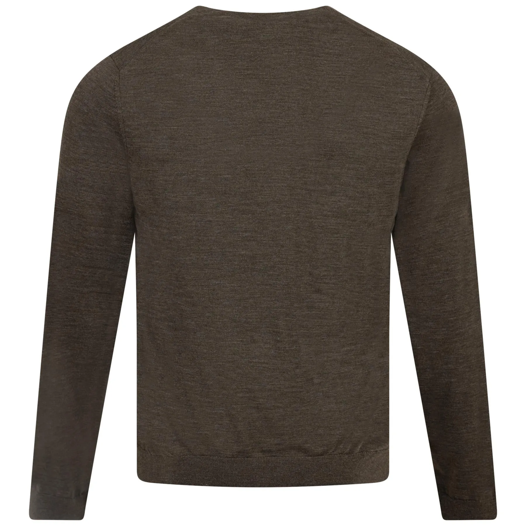 Mardon-L Knitted Wool Slim Fit Sweatshirt Open Green - W23