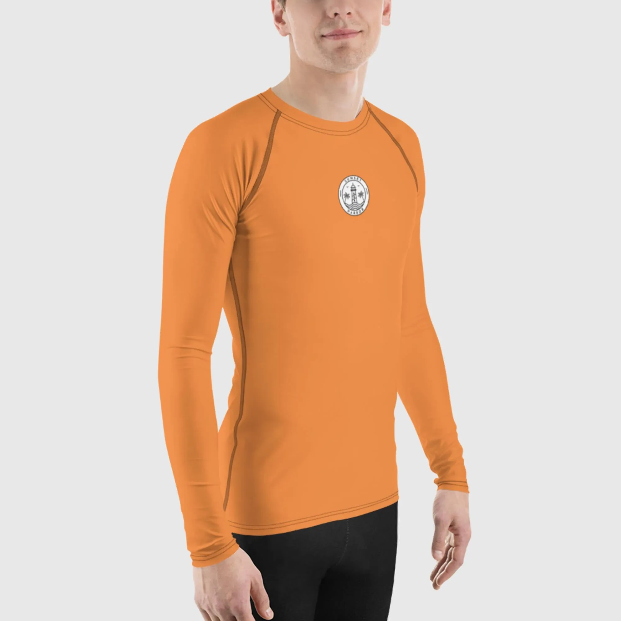 Men's Rash Guard - Orange