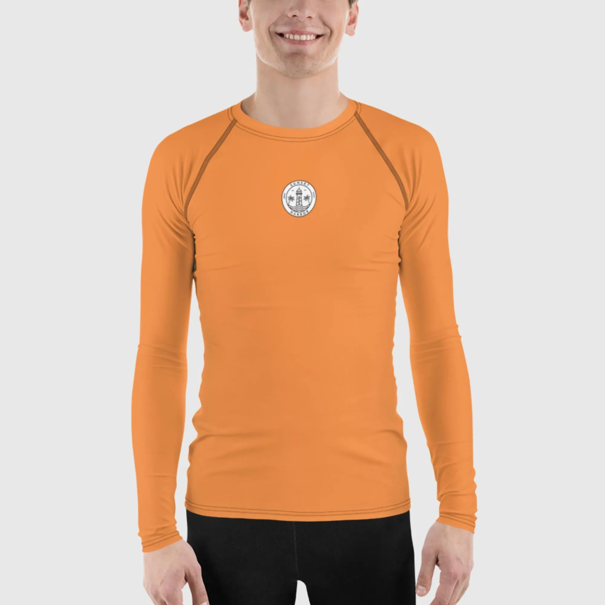 Men's Rash Guard - Orange