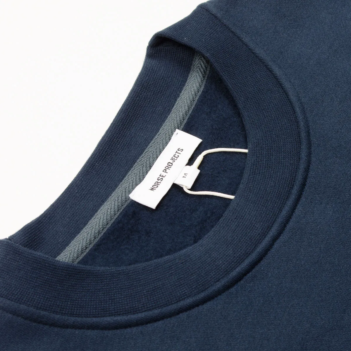 Norse Projects - Arne Brushed Cotton Sweatshirt - Dark Navy