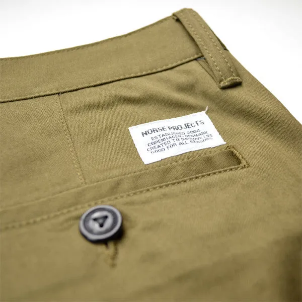 Norse Projects - Aros Heavy Chino - Olive Drab