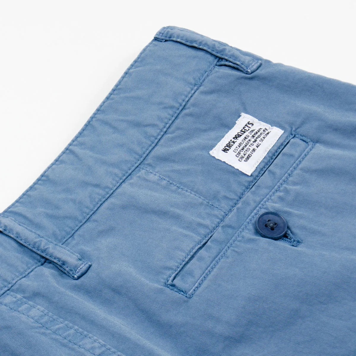 Norse Projects - Aros Light Twill Chinos - Marginal Blue