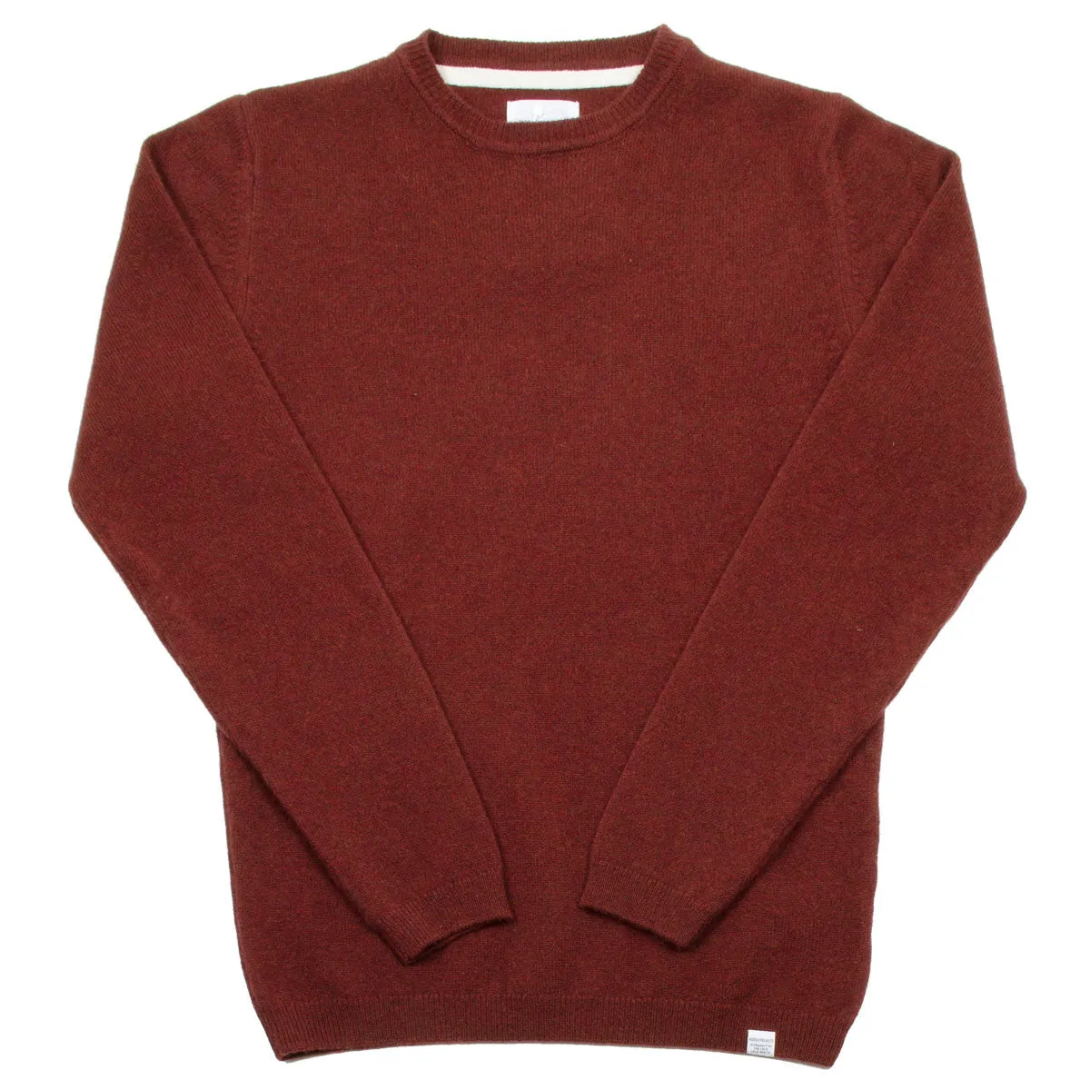 Norse Projects - Sigfred Lambswool Sweater - Red Clay