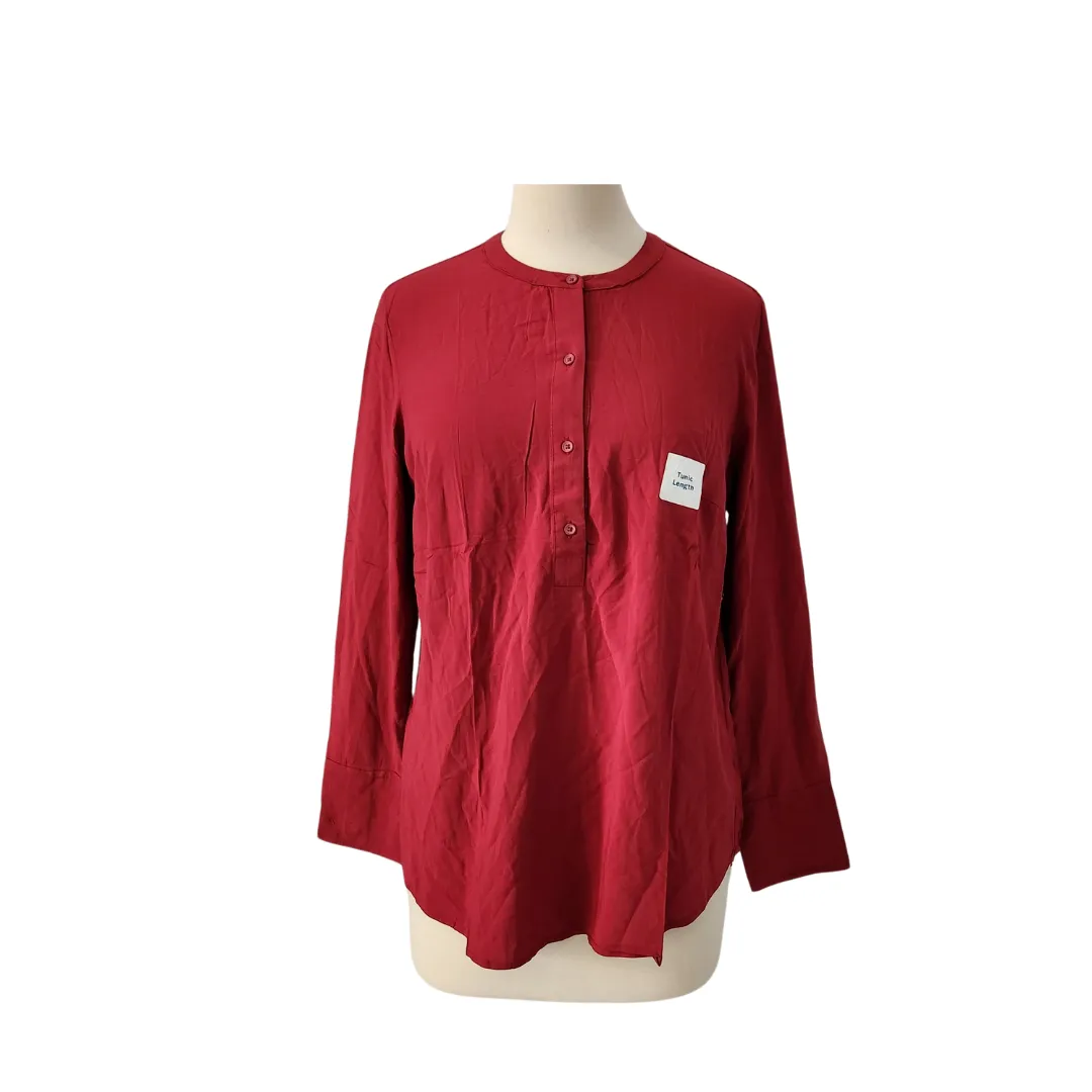 Old Navy Red Flat Collar Tunic | Brand New |