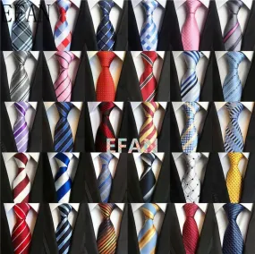 Plaid Striped Silk Men Neckties