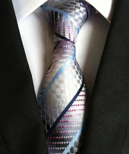 Plaid Striped Silk Men Neckties