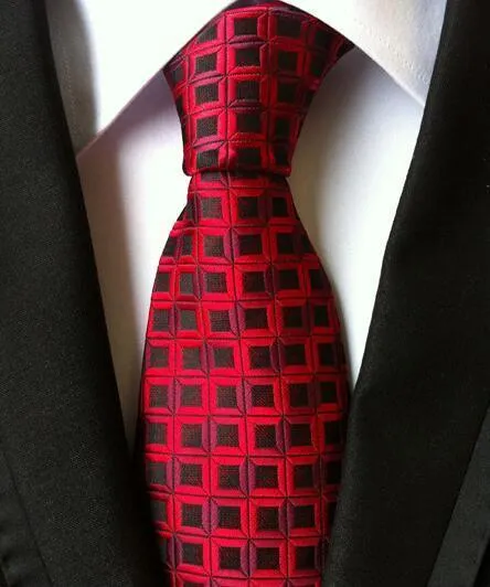 Plaid Striped Silk Men Neckties